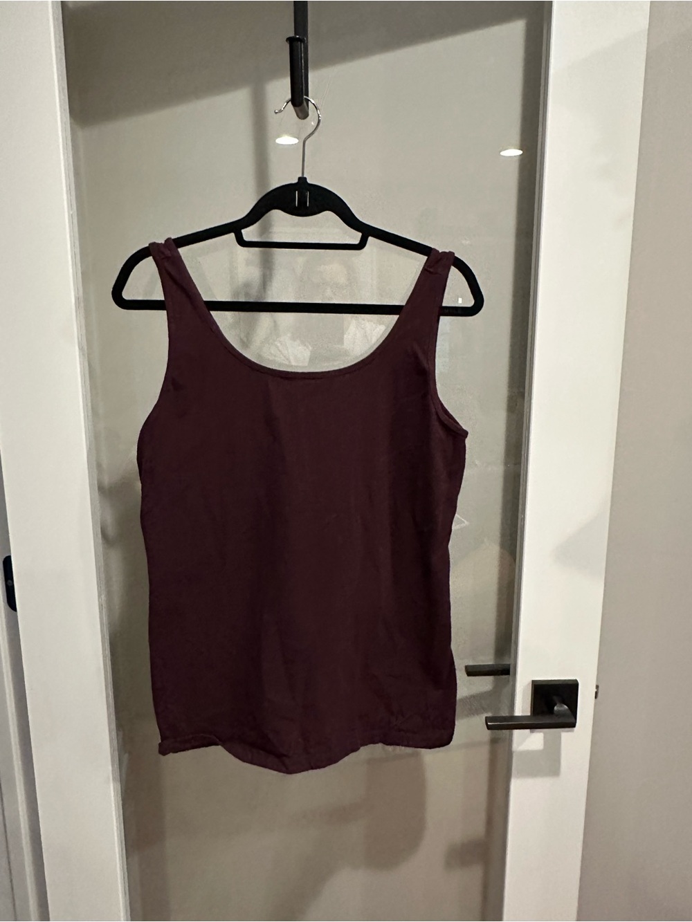 Maurices Women's Scoop Tank Top in Deep Plum